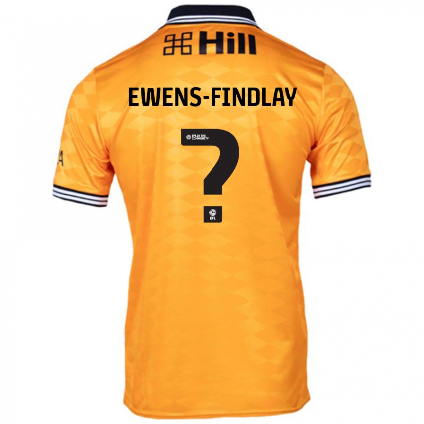 Lapset Ty Ewens-Findlay #0 Oranssi Kotipaita 2024/25 Lyhythihainen Paita T-Paita