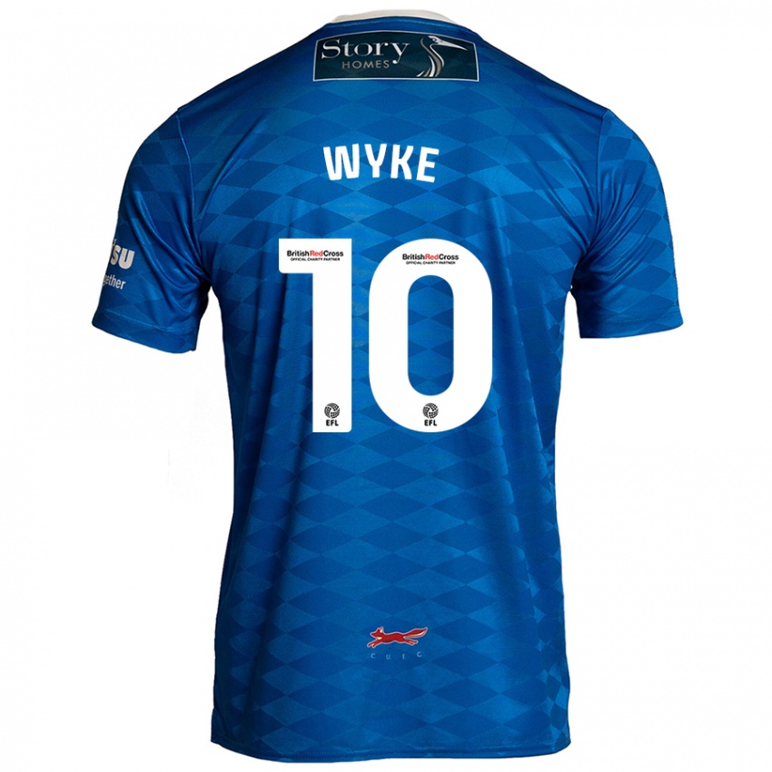 Lapset Charlie Wyke #10 Sininen Kotipaita 2024/25 Lyhythihainen Paita T-Paita