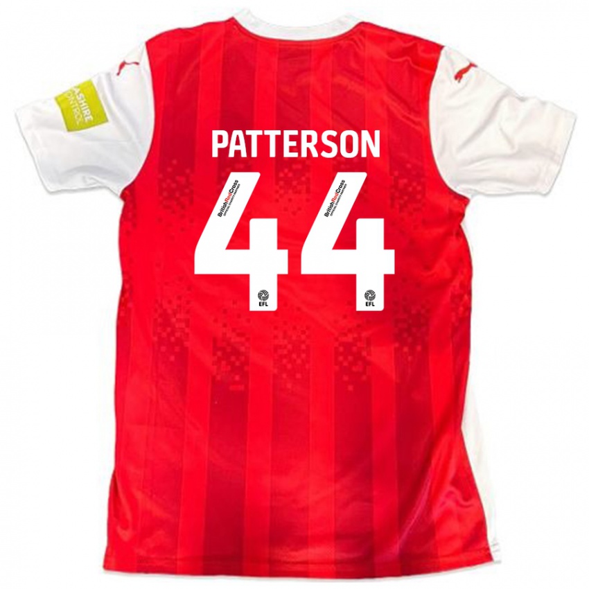 Lapset Phoenix Patterson #44 Punainen Valkoinen Kotipaita 2024/25 Lyhythihainen Paita T-Paita