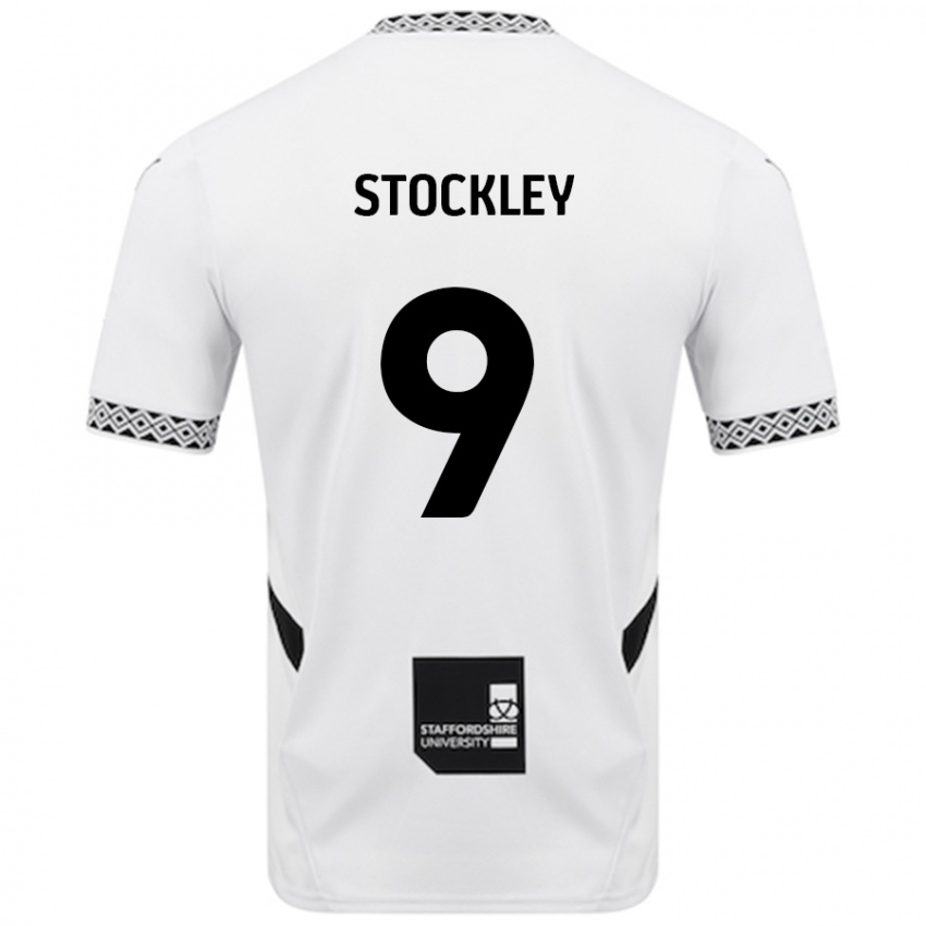 Lapset Jayden Stockley #9 Valkoinen Kotipaita 2024/25 Lyhythihainen Paita T-Paita