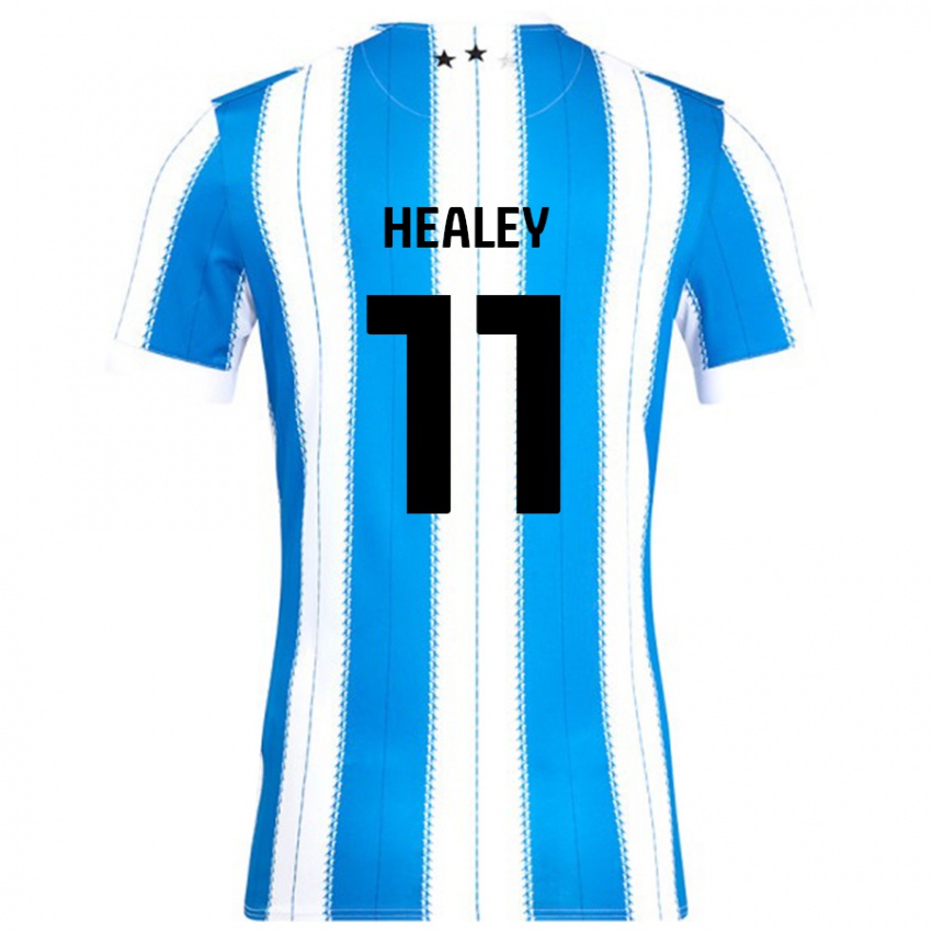 Lapset Rhys Healey #11 Sininen Valkoinen Kotipaita 2024/25 Lyhythihainen Paita T-Paita