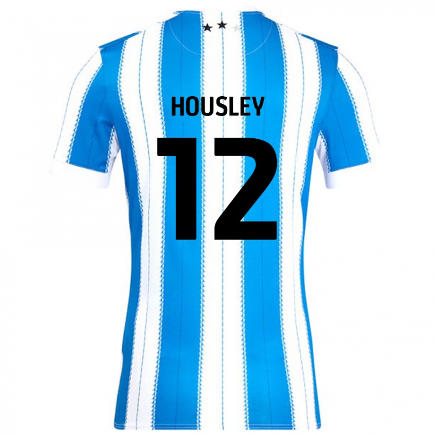 Lapset Autumn Housley #12 Sininen Valkoinen Kotipaita 2024/25 Lyhythihainen Paita T-Paita