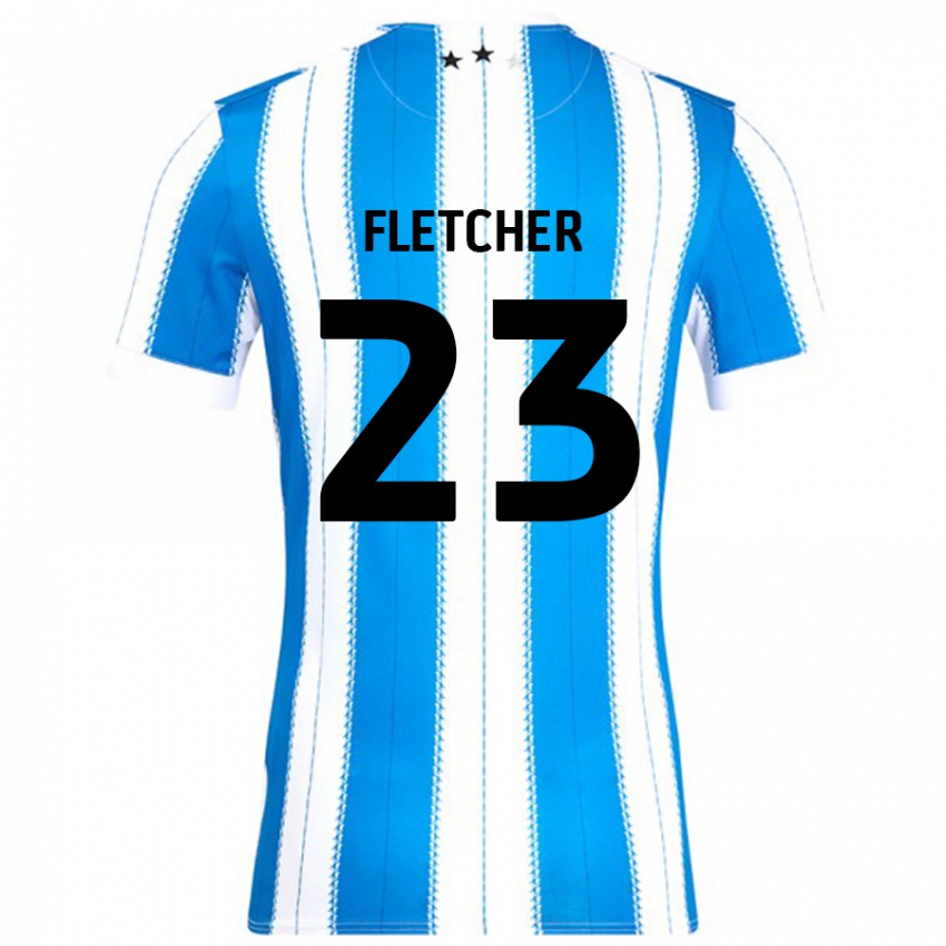 Lapset Serena Fletcher #23 Sininen Valkoinen Kotipaita 2024/25 Lyhythihainen Paita T-Paita