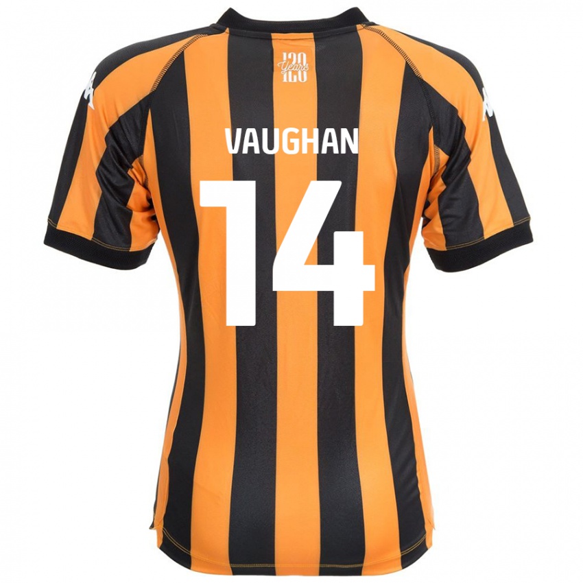 Lapset Harry Vaughan #14 Musta Amber Kotipaita 2024/25 Lyhythihainen Paita T-Paita