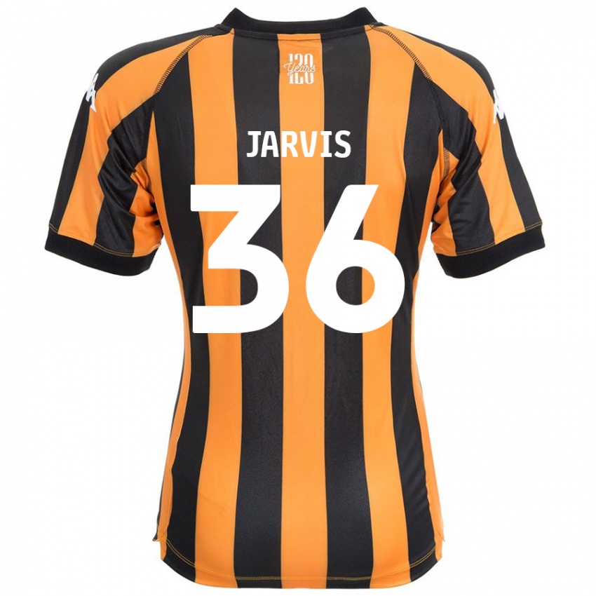 Lapset Will Jarvis #36 Musta Amber Kotipaita 2024/25 Lyhythihainen Paita T-Paita