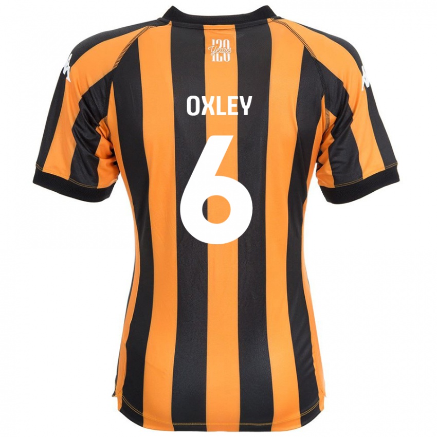 Lapset Tilly Oxley #6 Musta Amber Kotipaita 2024/25 Lyhythihainen Paita T-Paita