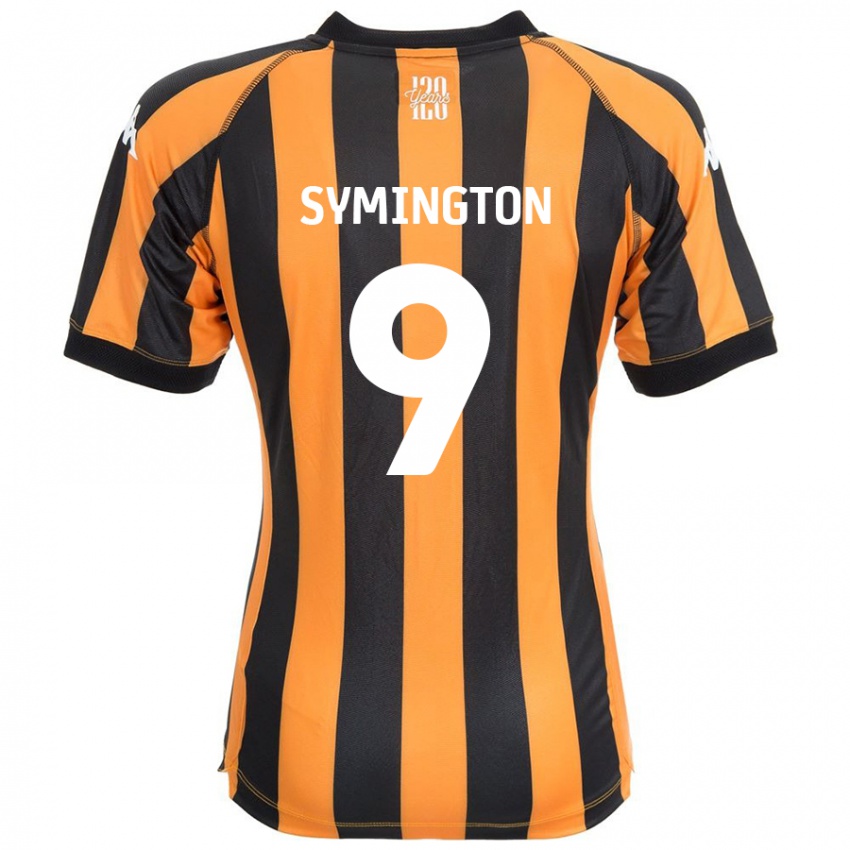 Lapset Jo Symington #9 Musta Amber Kotipaita 2024/25 Lyhythihainen Paita T-Paita