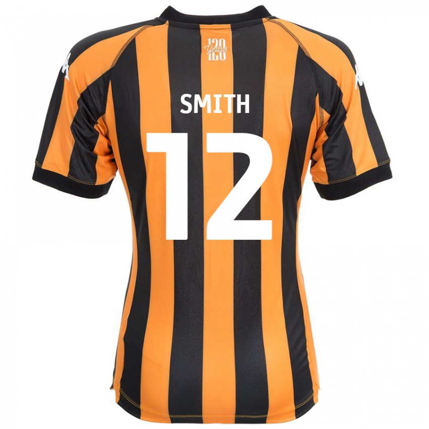 Lapset Emily Smith #12 Musta Amber Kotipaita 2024/25 Lyhythihainen Paita T-Paita