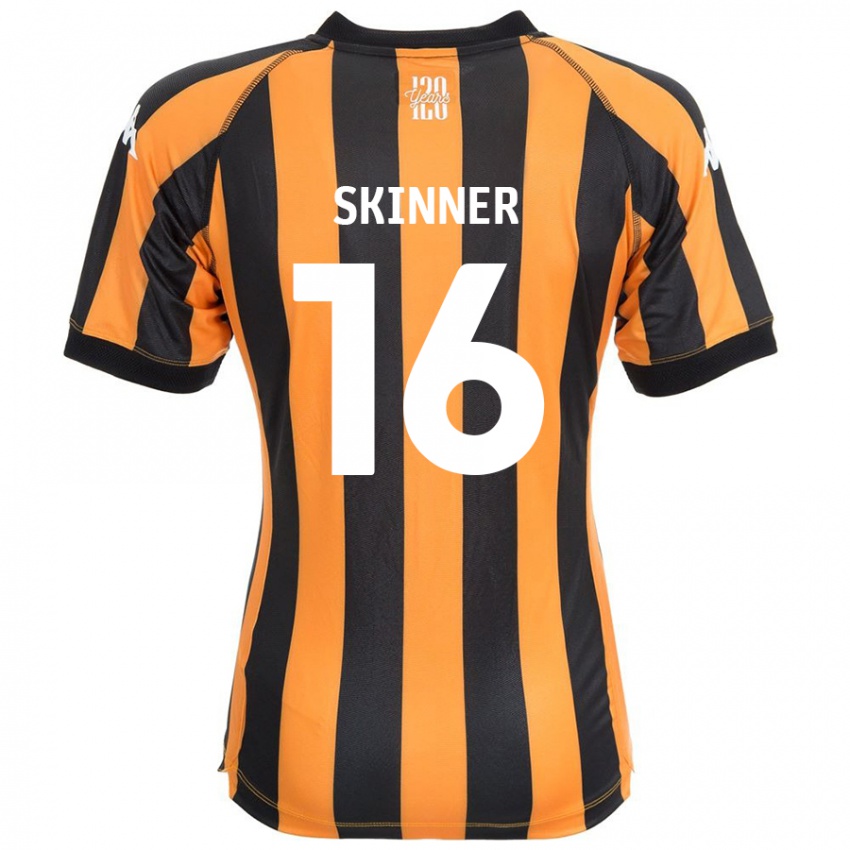 Lapset Harley Skinner #16 Musta Amber Kotipaita 2024/25 Lyhythihainen Paita T-Paita