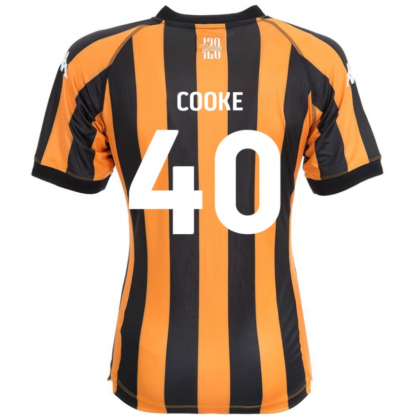 Lapset Megan Cooke #40 Musta Amber Kotipaita 2024/25 Lyhythihainen Paita T-Paita