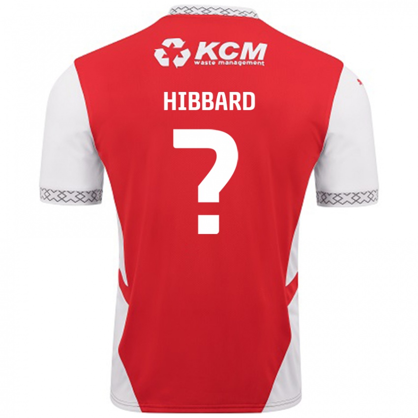 Lapset Zac Hibbard #0 Punainen Valkoinen Kotipaita 2024/25 Lyhythihainen Paita T-Paita