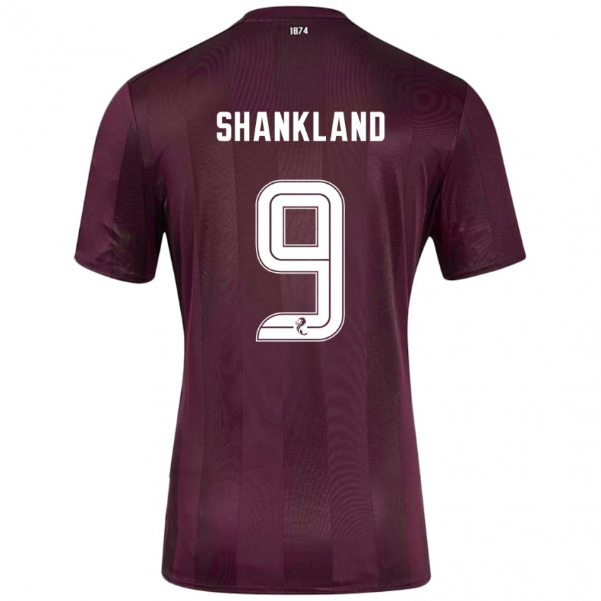 Lapset Lawrence Shankland #9 Burgundia Kotipaita 2024/25 Lyhythihainen Paita T-Paita