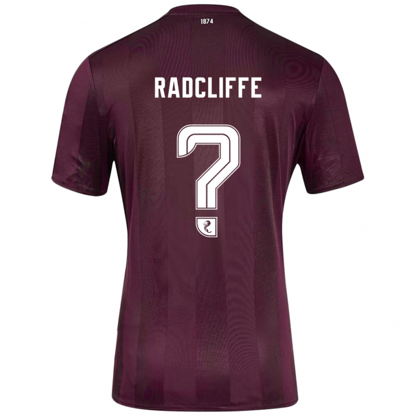 Lapset Josh Radcliffe #0 Burgundia Kotipaita 2024/25 Lyhythihainen Paita T-Paita