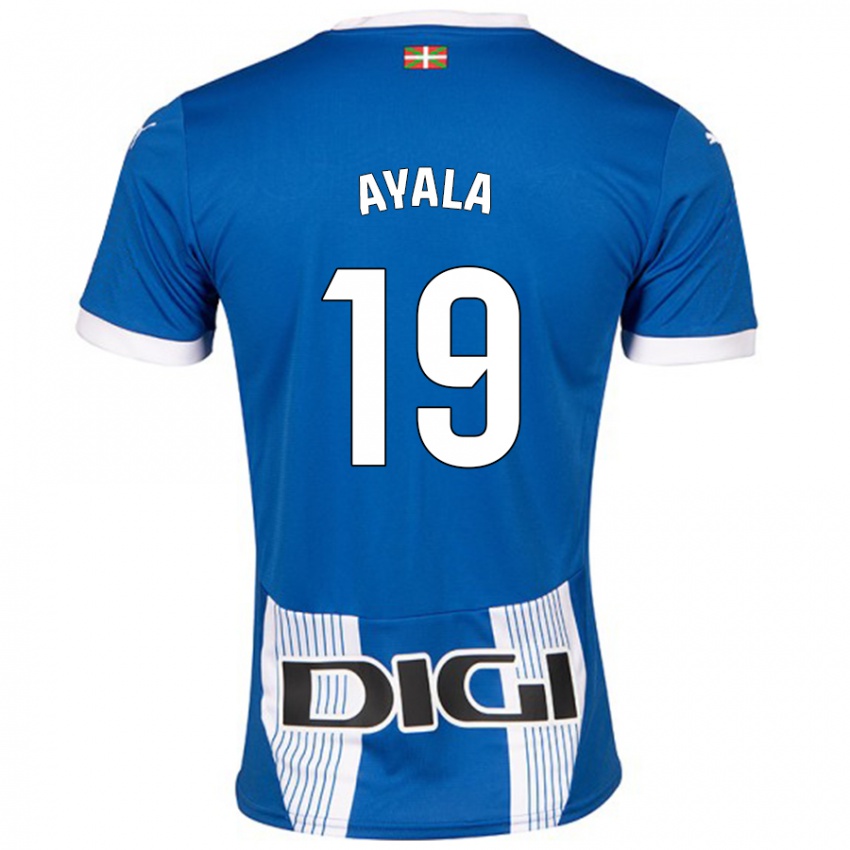 Lapset Axel Ayala #19 Sininen Kotipaita 2024/25 Lyhythihainen Paita T-Paita