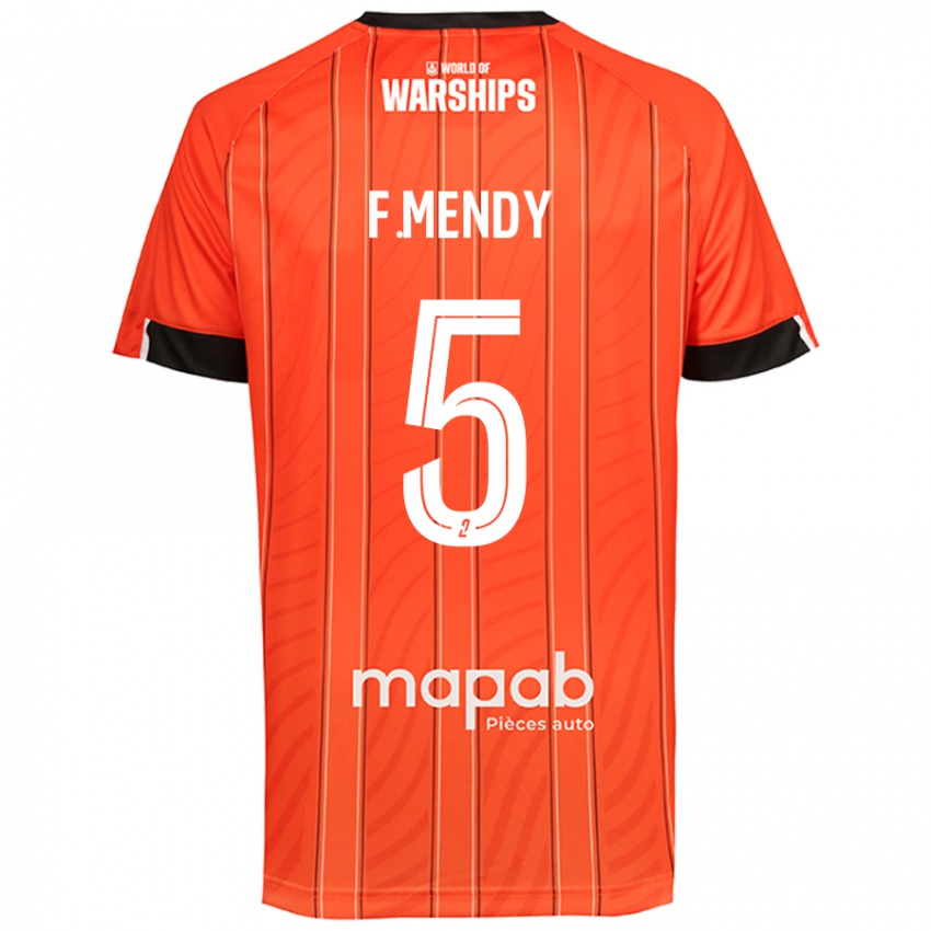 Lapset Formose Mendy #5 Oranssi Kotipaita 2024/25 Lyhythihainen Paita T-Paita