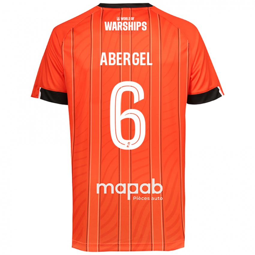 Lapset Laurent Abergel #6 Oranssi Kotipaita 2024/25 Lyhythihainen Paita T-Paita