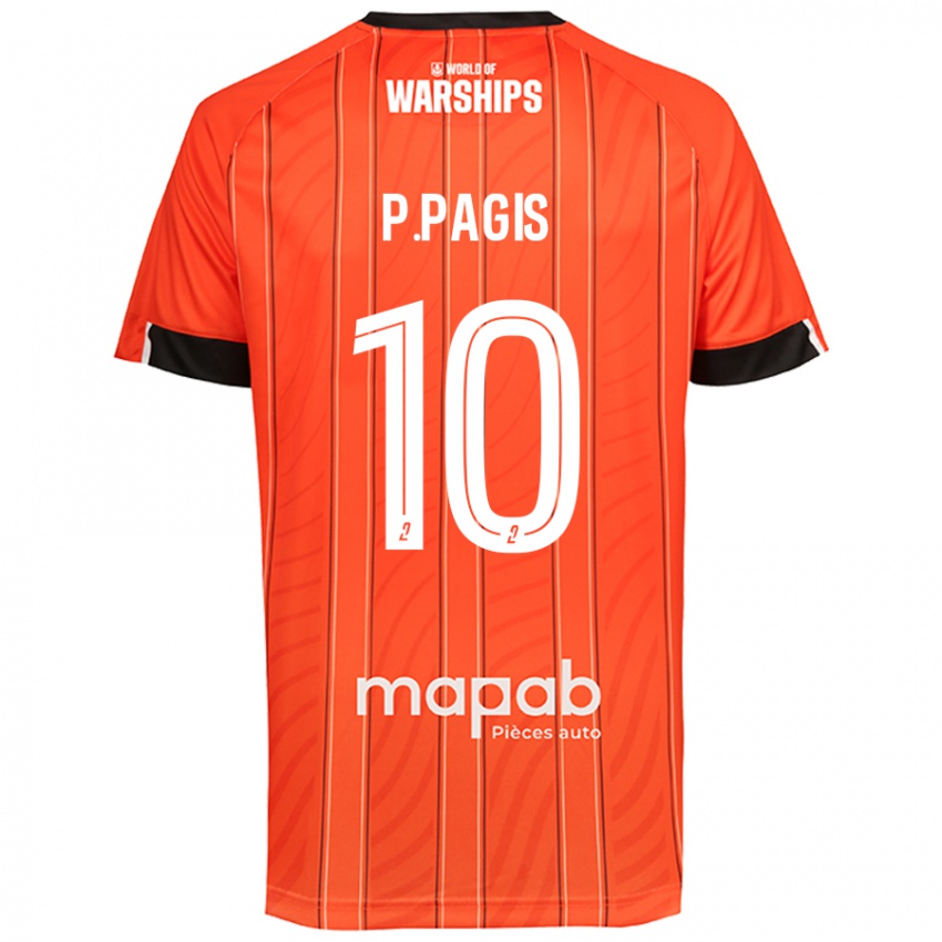 Lapset Pablo Pagis #10 Oranssi Kotipaita 2024/25 Lyhythihainen Paita T-Paita