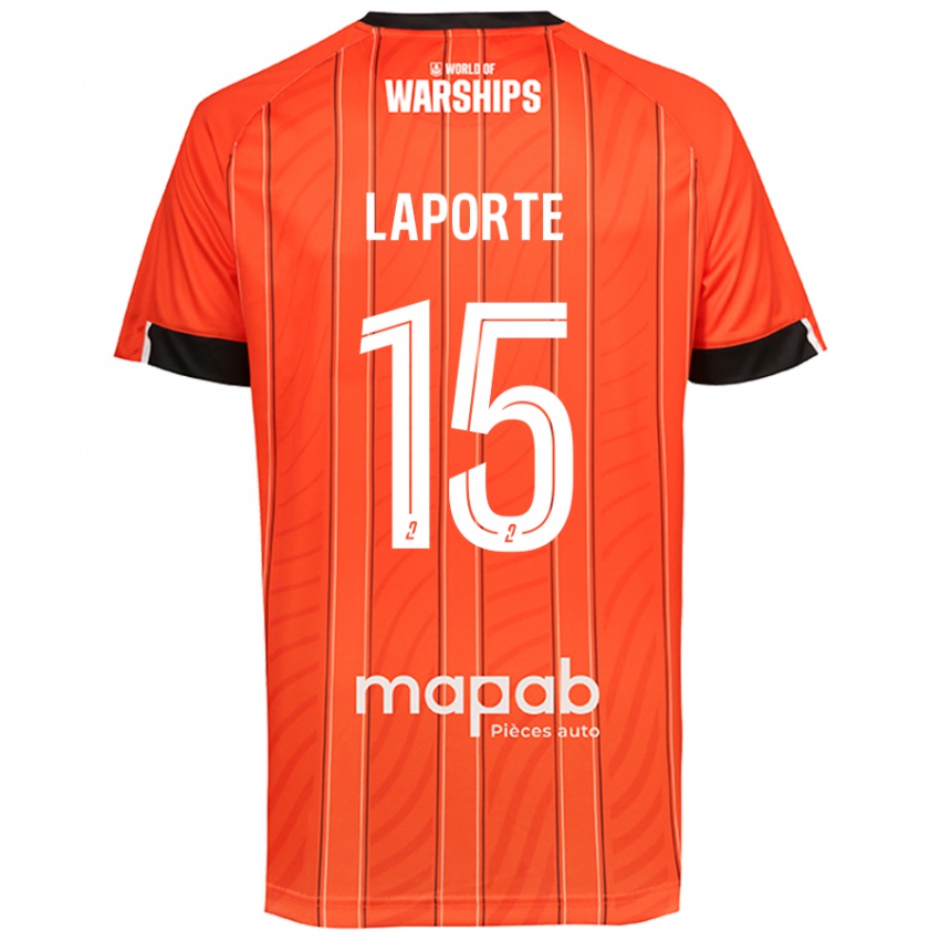 Lapset Julien Laporte #15 Oranssi Kotipaita 2024/25 Lyhythihainen Paita T-Paita