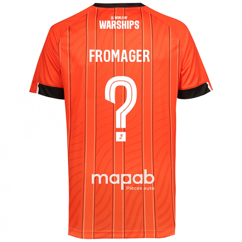 Lapset Côme Fromager #0 Oranssi Kotipaita 2024/25 Lyhythihainen Paita T-Paita