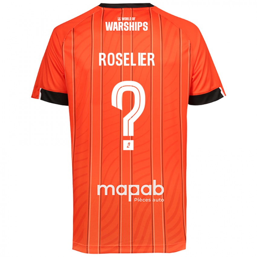 Lapset Nathan Roselier #0 Oranssi Kotipaita 2024/25 Lyhythihainen Paita T-Paita