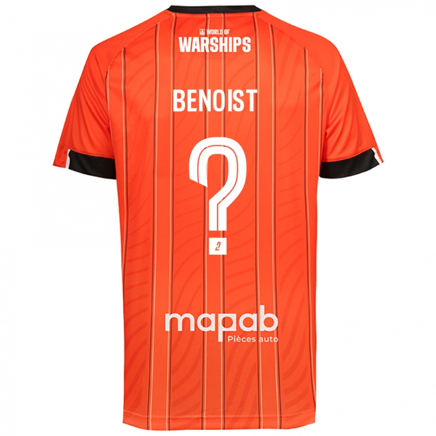 Lapset Baptiste Benoist #0 Oranssi Kotipaita 2024/25 Lyhythihainen Paita T-Paita