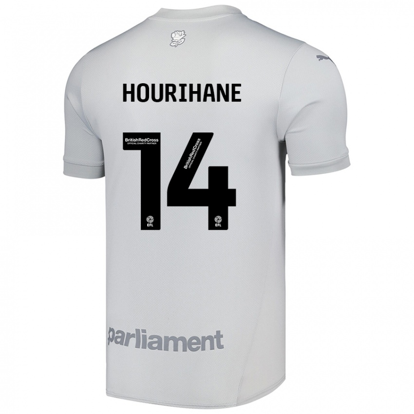 Lapset Conor Hourihane #14 Hopeanharmaa Vieraspaita 2024/25 Lyhythihainen Paita T-Paita