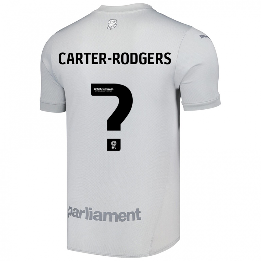 Lapset Trent Carter-Rodgers #0 Hopeanharmaa Vieraspaita 2024/25 Lyhythihainen Paita T-Paita