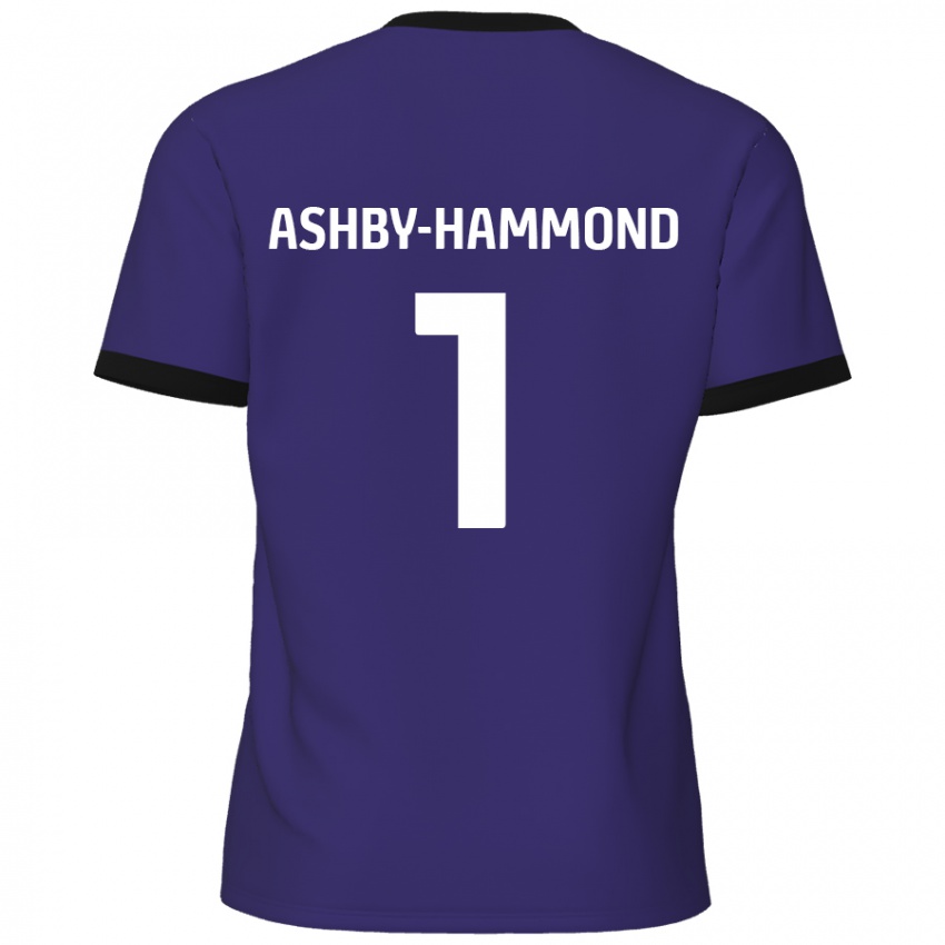 Lapset Taye Ashby-Hammond #1 Violetti Vieraspaita 2024/25 Lyhythihainen Paita T-Paita