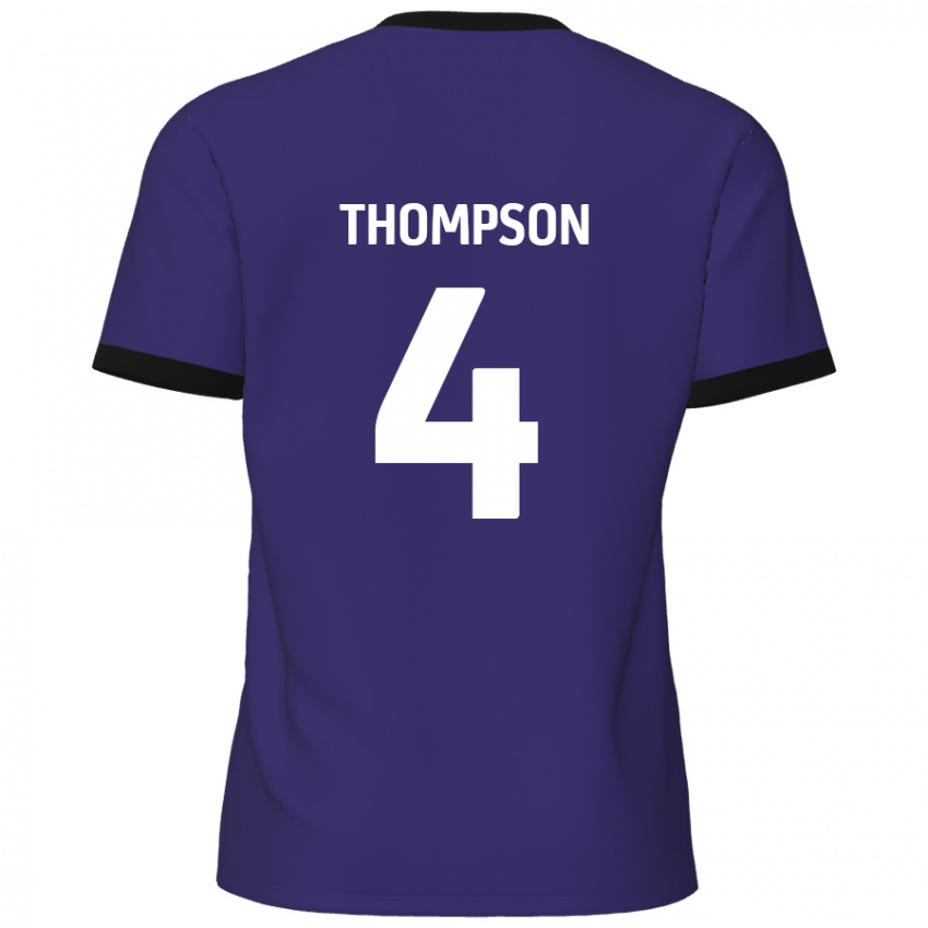 Lapset Nathan Thompson #4 Violetti Vieraspaita 2024/25 Lyhythihainen Paita T-Paita