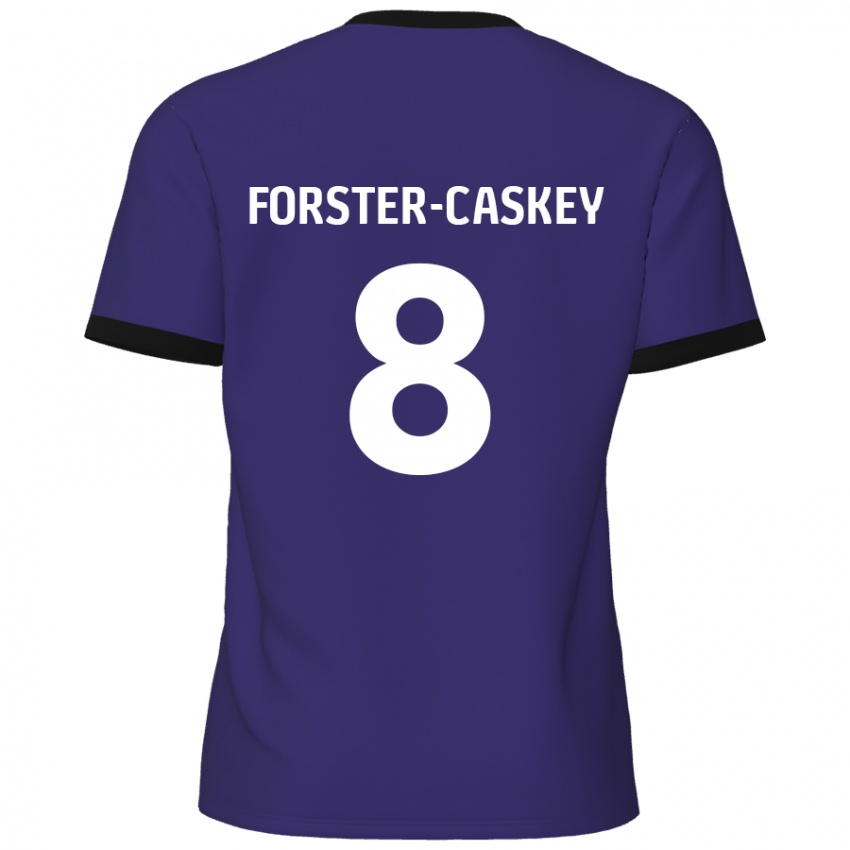 Lapset Jake Forster-Caskey #8 Violetti Vieraspaita 2024/25 Lyhythihainen Paita T-Paita