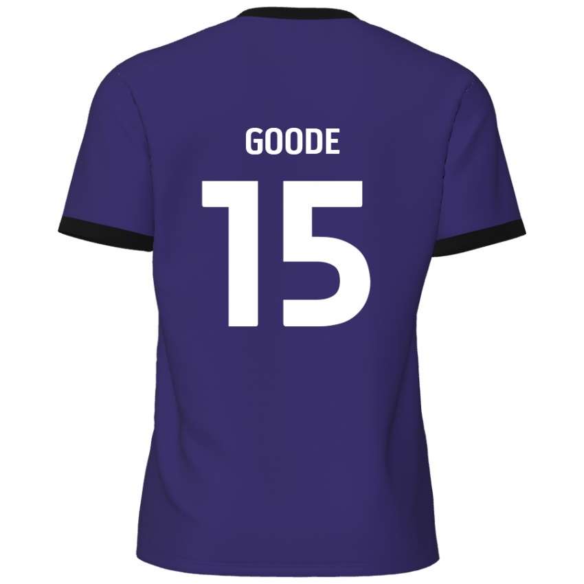 Lapset Charlie Goode #15 Violetti Vieraspaita 2024/25 Lyhythihainen Paita T-Paita