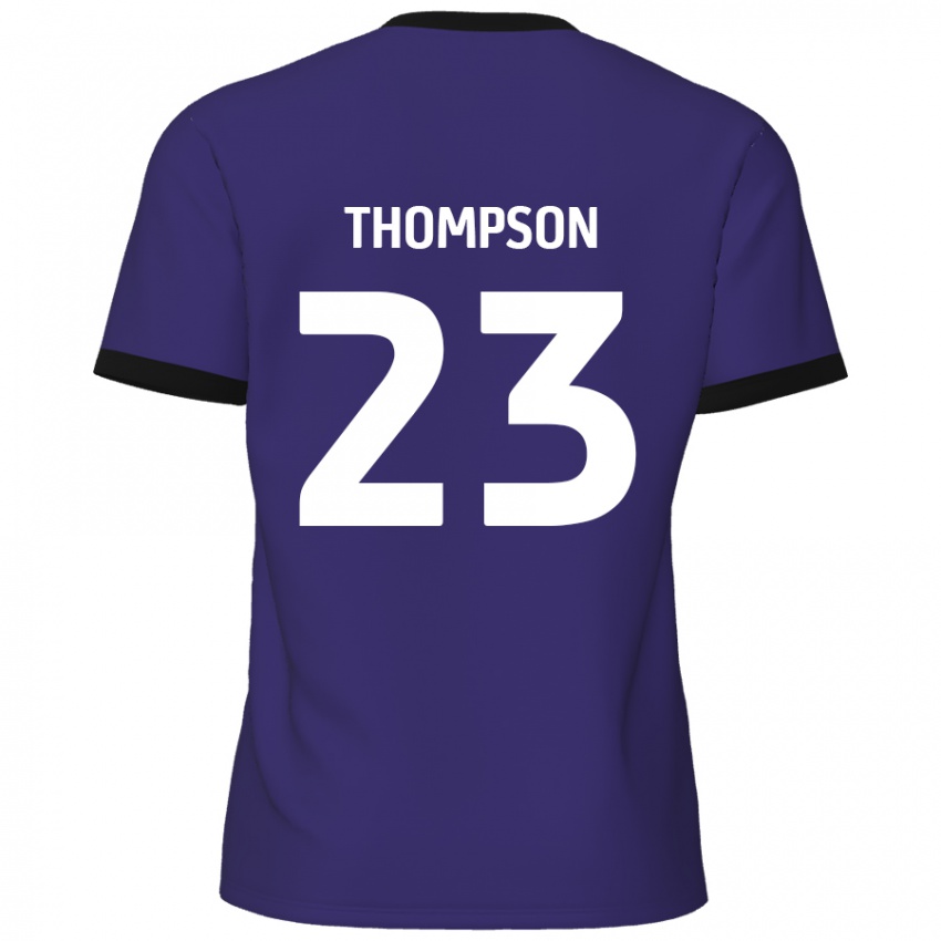 Lapset Louis Thompson #23 Violetti Vieraspaita 2024/25 Lyhythihainen Paita T-Paita