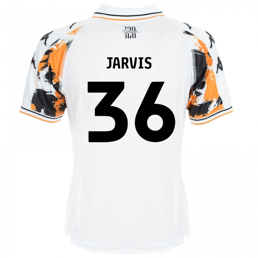 Lapset Will Jarvis #36 Valkoinen Vieraspaita 2024/25 Lyhythihainen Paita T-Paita