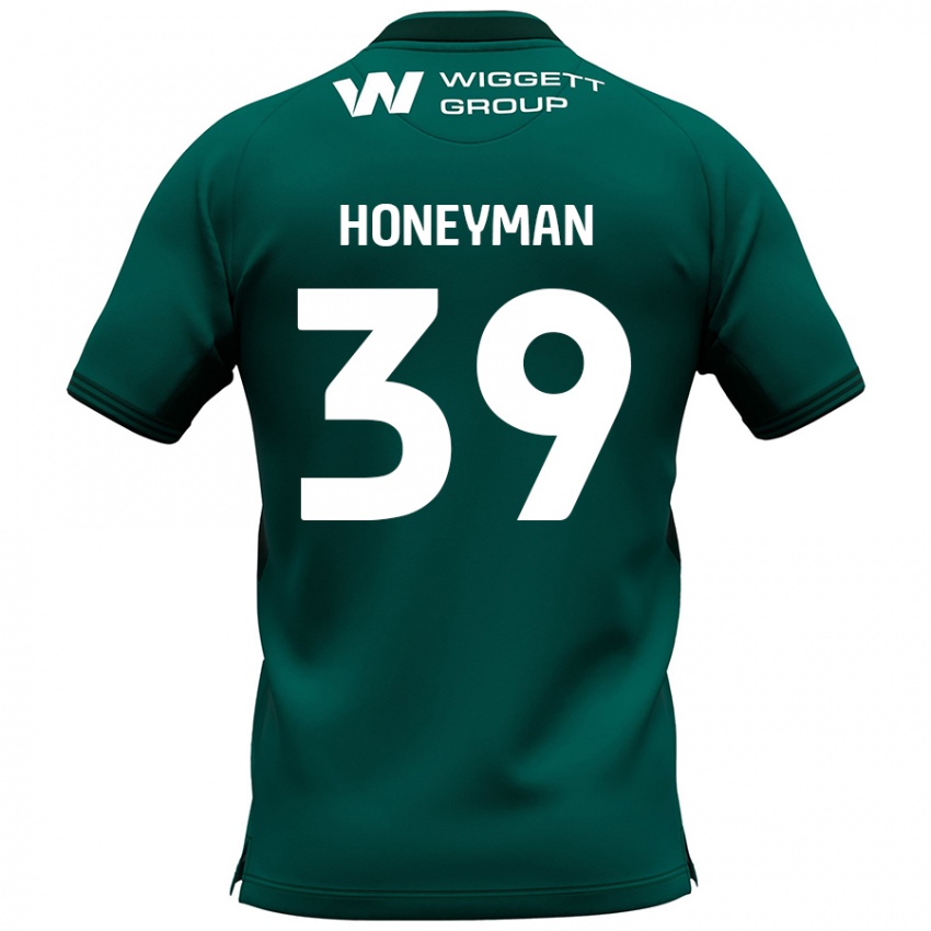 Lapset George Honeyman #39 Vihreä Vieraspaita 2024/25 Lyhythihainen Paita T-Paita