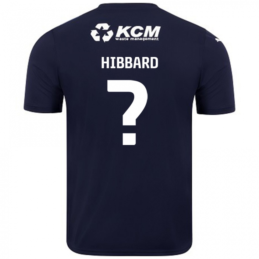 Lapset Zac Hibbard #0 Tummansininen Vieraspaita 2024/25 Lyhythihainen Paita T-Paita