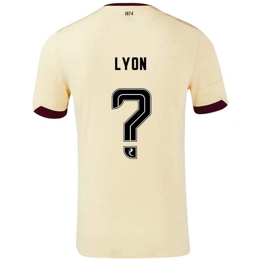 Lapset Jack Lyon #0 Burgundin Kerma Vieraspaita 2024/25 Lyhythihainen Paita T-Paita