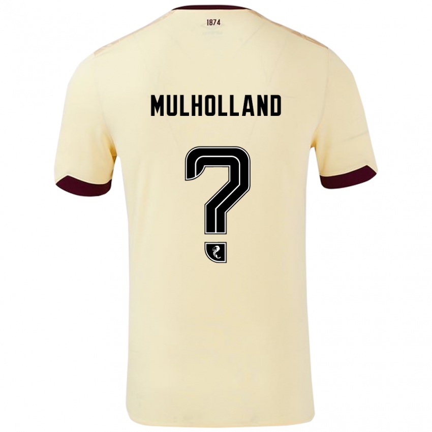 Lapset James Mulholland #0 Burgundin Kerma Vieraspaita 2024/25 Lyhythihainen Paita T-Paita