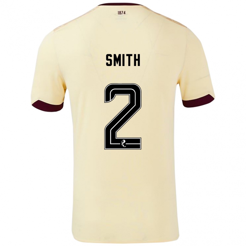 Lapset Lucas Smith #2 Burgundin Kerma Vieraspaita 2024/25 Lyhythihainen Paita T-Paita