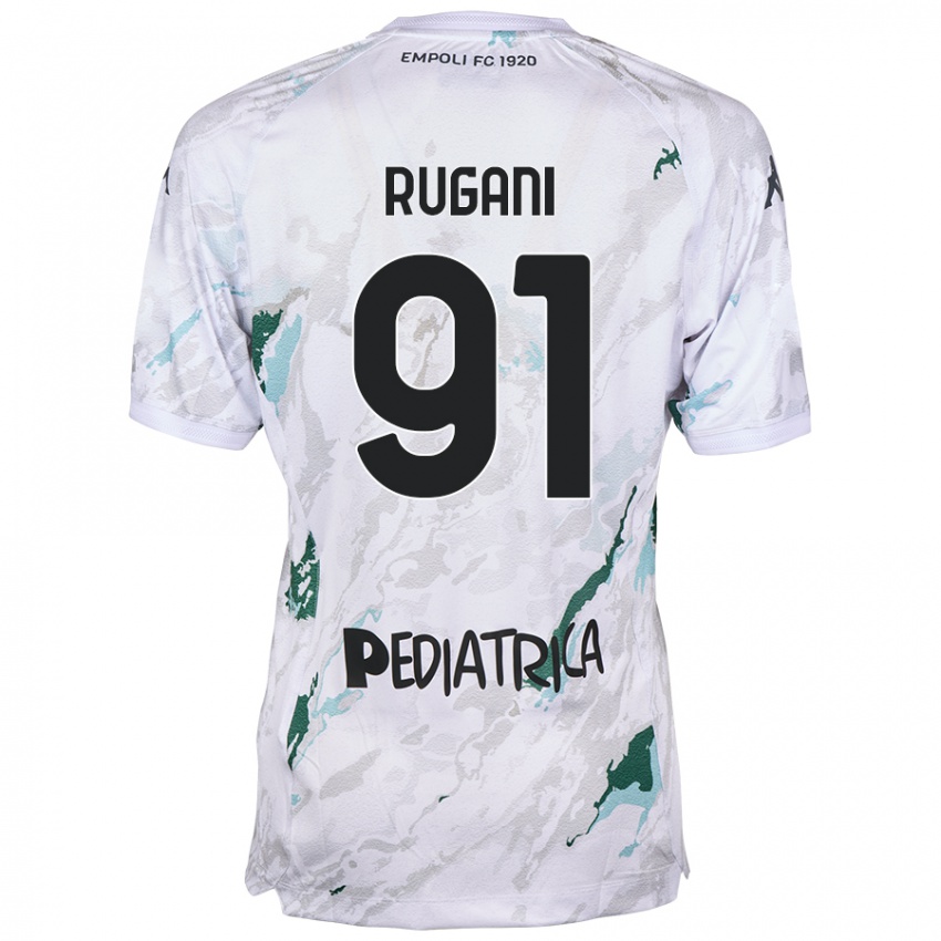 Lapset Tommaso Rugani #91 Harmaa Vieraspaita 2024/25 Lyhythihainen Paita T-Paita