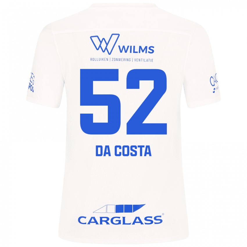 Lapset Wilson Da Costa #52 Valkoinen Vieraspaita 2024/25 Lyhythihainen Paita T-Paita