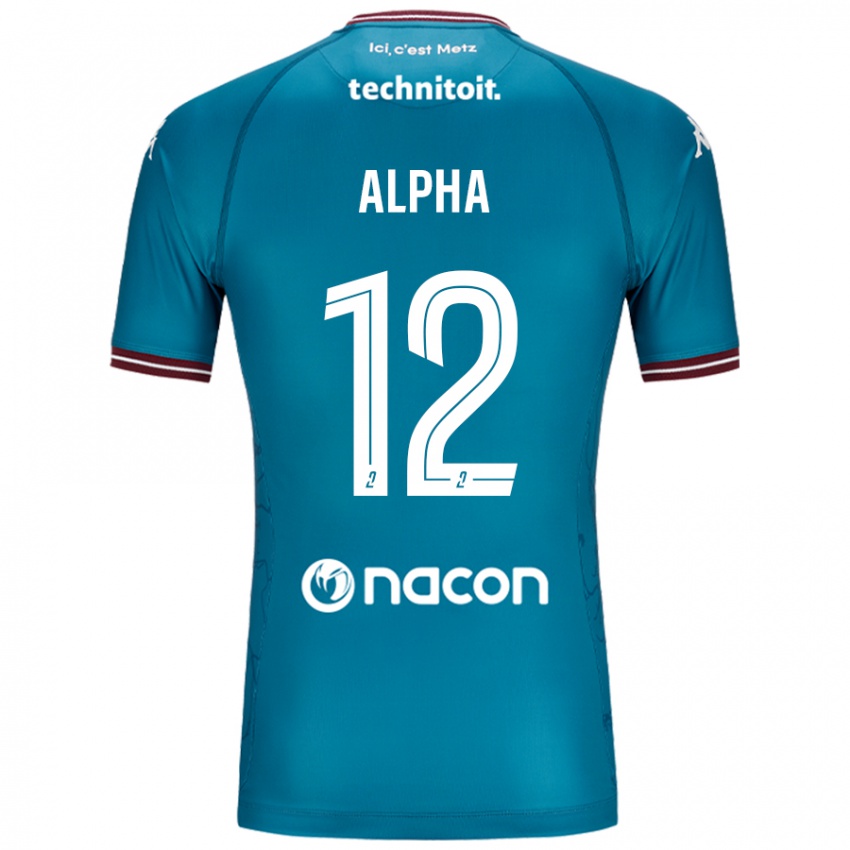 Lapset Alpha Touré #12 Bleu Bensiini Vieraspaita 2024/25 Lyhythihainen Paita T-Paita