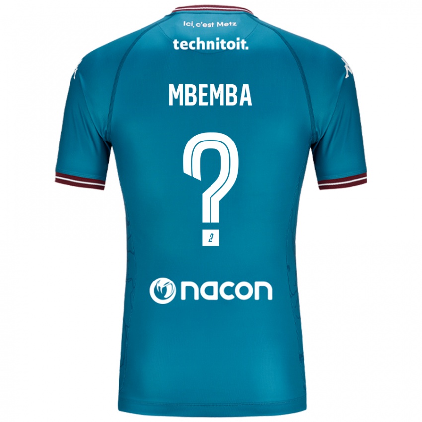 Lapset Abdallah Mbemba #0 Bleu Bensiini Vieraspaita 2024/25 Lyhythihainen Paita T-Paita