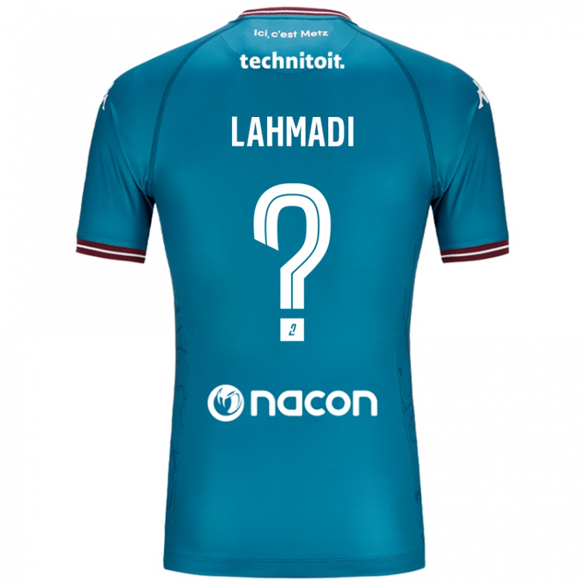 Lapset Mehdi Lahmadi #0 Bleu Bensiini Vieraspaita 2024/25 Lyhythihainen Paita T-Paita