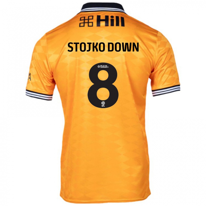 Miesten Alysha Stojko-Down #8 Oranssi Kotipaita 2024/25 Lyhythihainen Paita T-Paita