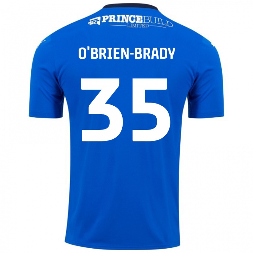 Miesten Donay O'brien-Brady #35 Sininen Valkoinen Kotipaita 2024/25 Lyhythihainen Paita T-Paita