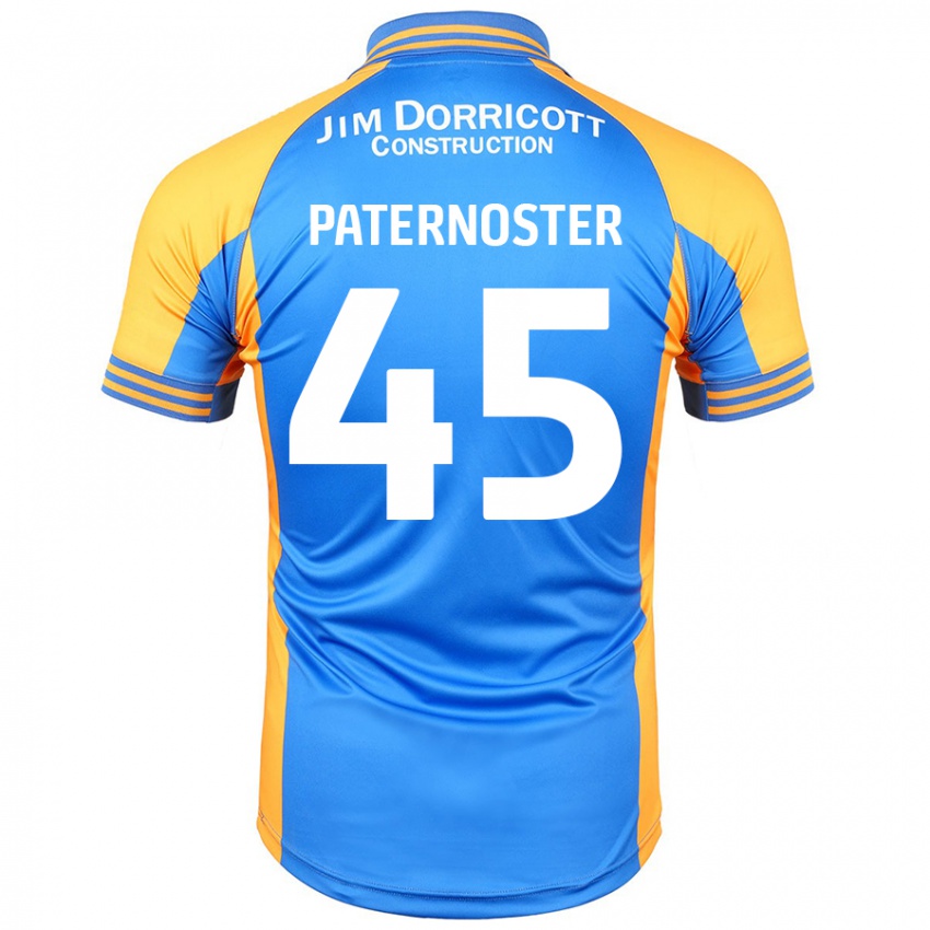 Miesten Vladimir Paternoster #45 Sininen Keltainen Kotipaita 2024/25 Lyhythihainen Paita T-Paita