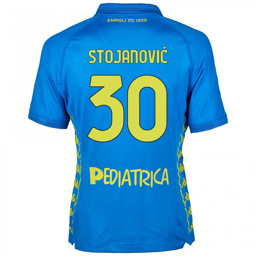 Miesten Petar Stojanović #30 Sininen Kotipaita 2024/25 Lyhythihainen Paita T-Paita