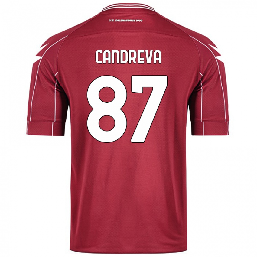 Miesten Antonio Candreva #87 Burgundia Kotipaita 2024/25 Lyhythihainen Paita T-Paita