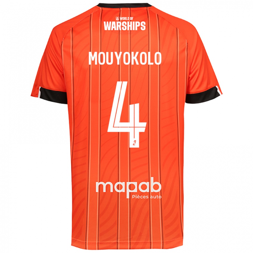 Miesten Loris Mouyokolo #4 Oranssi Kotipaita 2024/25 Lyhythihainen Paita T-Paita