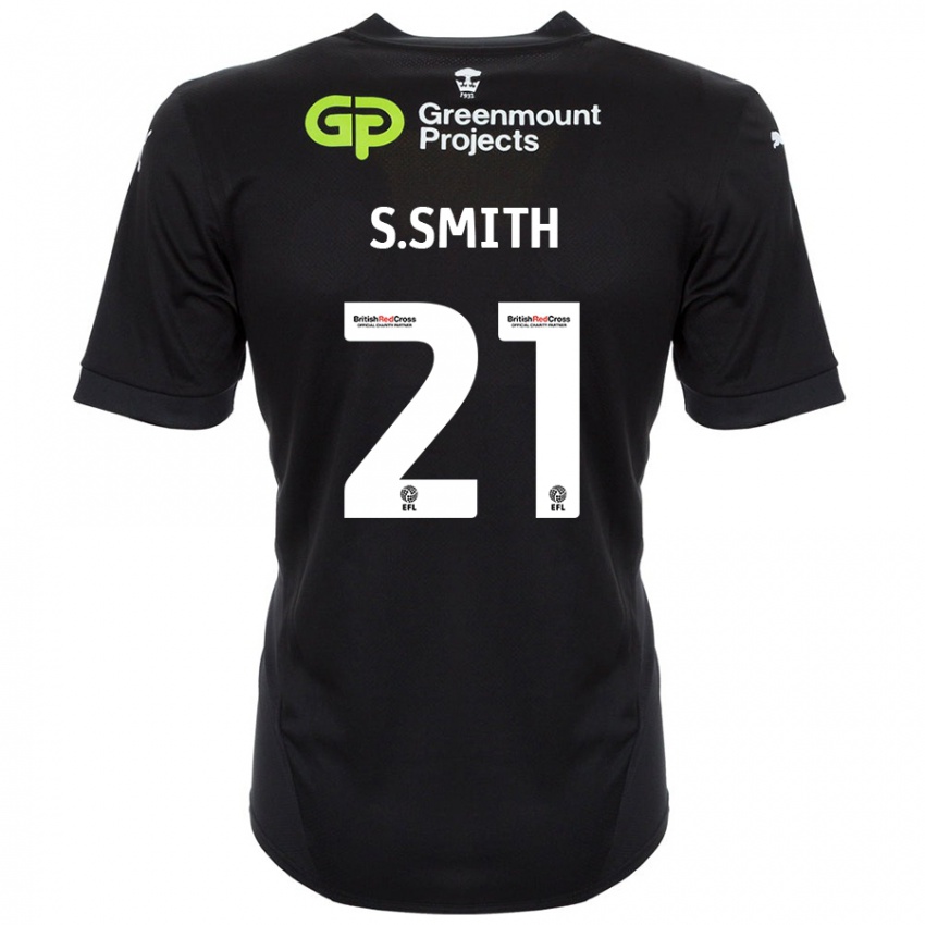 Miesten Scott Smith #21 Musta Vieraspaita 2024/25 Lyhythihainen Paita T-Paita